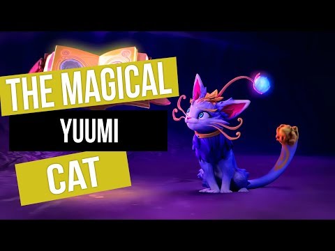 LoL Yuumi The Magical Cat Champion Reveal | Skills,  Abilities and In-Game Gameplay