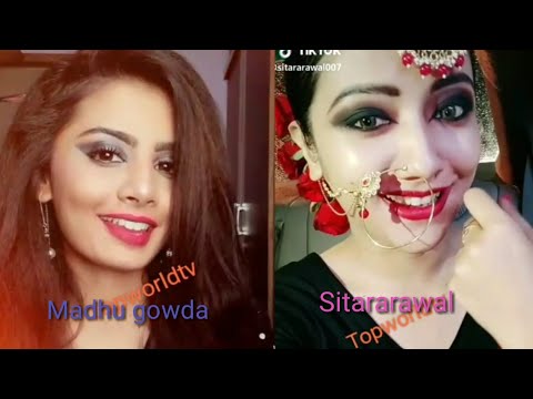 Madhu vs Sitararawal competation tiktok videos who is best comment in below