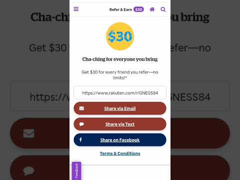 Online Shopping Website | Earn Money Rakuten | Referral Bonus $30