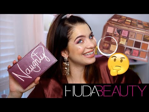 Huda Beauty NAUGHTY Nude Palette Review + Swatches