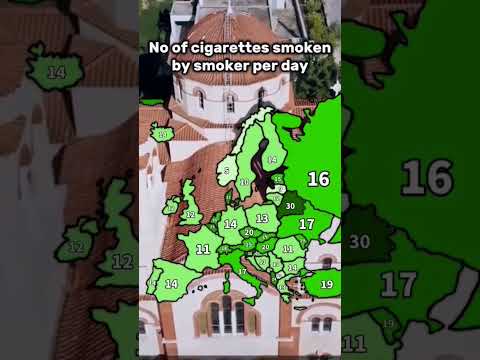 Number of cigarettes smoken per smoker per day