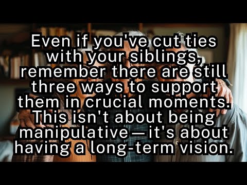 The Hidden Wisdom Every Sibling Needs to Know | Don’t Let Family Feuds Destroy You!