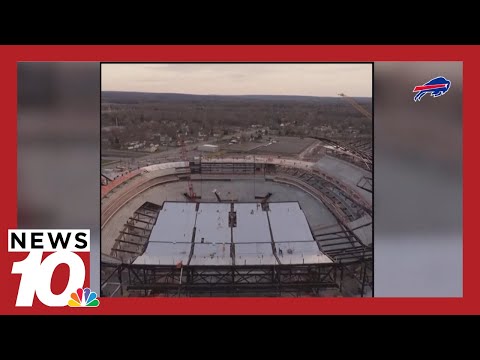 How will the snow-melt system at the new Bills stadium work?