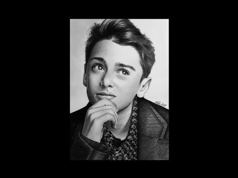 Noah Schnapp ♥ Will Byers ♥ STRANGER THINGS  ♥ Speed Drawing