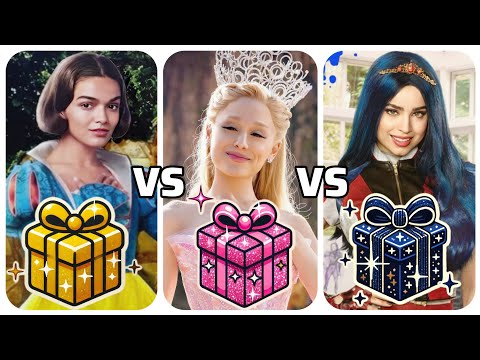 Snowwhite💛 vs Glinda💖 vs Evie 💙! Choose Your Gift 🎁🍭.