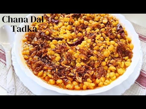 Chana Dal Tadka / How to make chana dal in Cooker