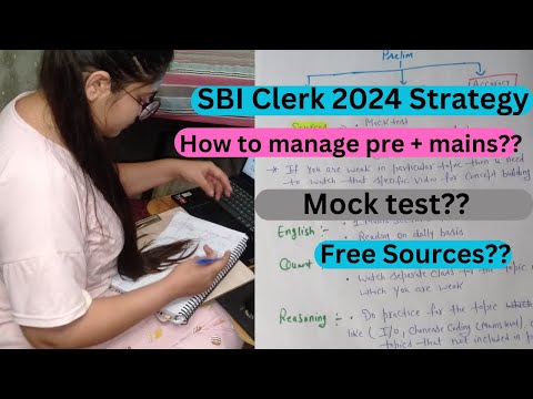 SBI Clerk 2024 strategy for Pre + Mains . How i cleared pre last year?? #sbiclerk #sbiclerkstrategy