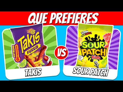 ¿Que Prefieres…? Edición COMIDA BASURA Picante VS Agria🌶️🍋