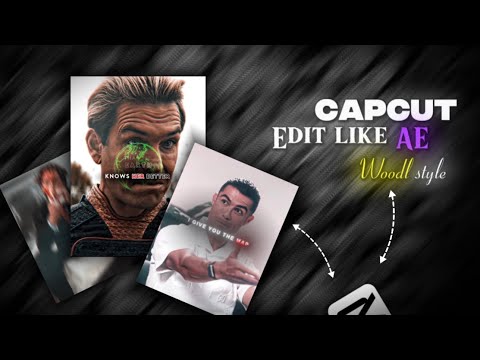 Capcut edit like AE [ Woodl style texts+zooms+line transition]