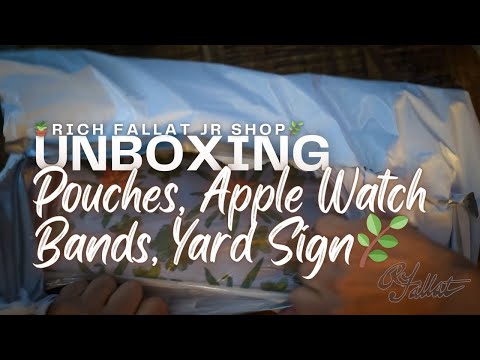 Unboxing Apple Watch Bands, Yard Banner, and Pouches