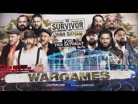 WWE Survivor Series:Wargames Full And Official Match Card V2 HD