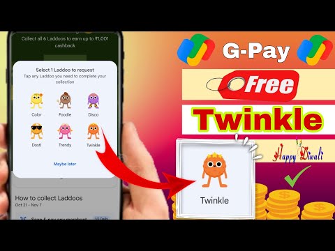 how to get gpay twinkle laddoo | google pay diwali laddoos offer complete tricks |