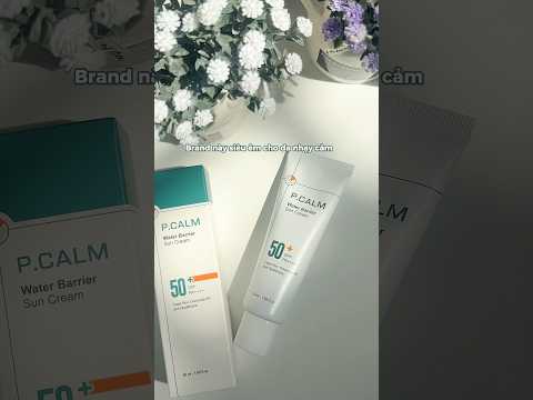 Kem chống nắng siêu dịu cho da nhạy cảm #pcalm #skincare #kemchongnang