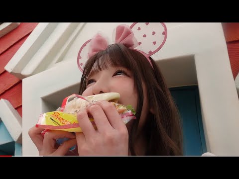 もえあずディズニー食べ歩き