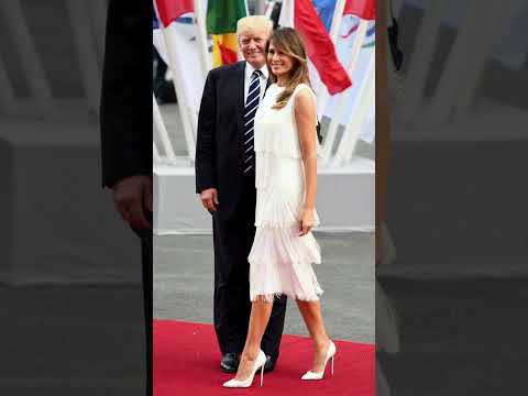 Melania Trump: The Journey from Fashion Icon to First Lady #melaniatrump