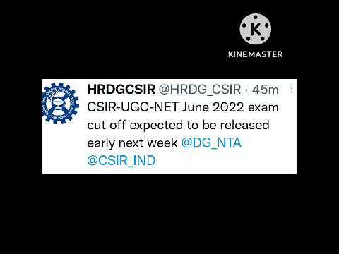 CSIR UGR NET JUNE 2022 CUT off released date and Final result latest update