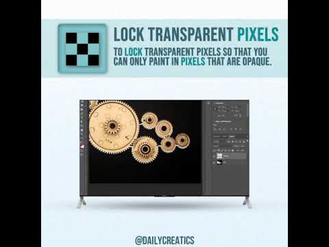 lock unwanted transparent pexels in photoshop #shorts