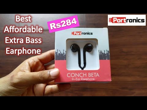 Portronics Conch Beta in-Ear Wired Earphone with Super Extra Bass | Review with Sound Test | हिंदी