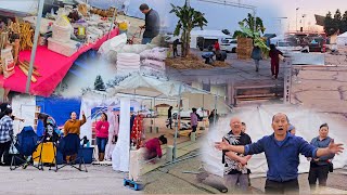 FRESNO HMONG NEW YEAR 2025 VENDORS SETTING UP