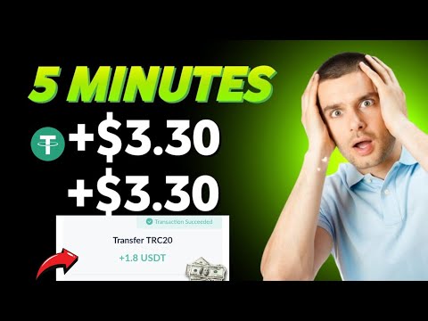 $3.30 Every 5 minutes 💰💰 Trending USDT Earning SITE 2024 ➕️ Live withdrawal