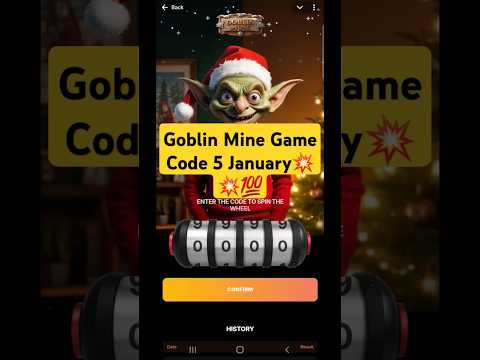 Goblin Mine Game Code | Goblin Mine Game Code Today | Goblin Mine Game Code 5 January #goblingame