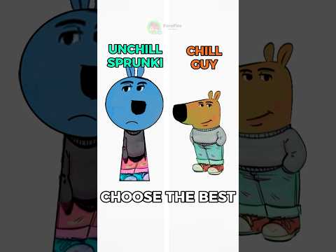 SPRUNKI CHILL GUY vs CHILL GUY #shorts