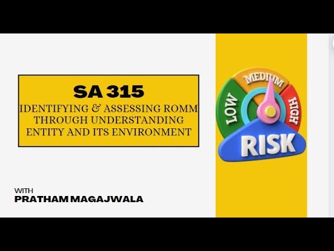 SA 315 - Identifying and assessing the RoMM | CA Final Audit | May 2024 & Nov 2024