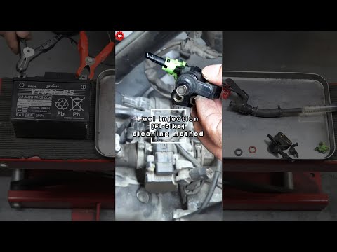 #Shorts｜[Fi-bike] cleaning the fuel injection｜フューエルインジェクションの洗浄