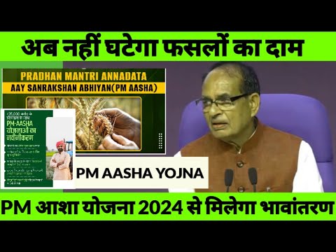 कृषि मंत्री shivraj singh chauhan ने बताया pm aasha yojna 2024 से केसे मिलेगा किसानो को फायदा ।