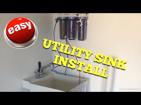 Installing Utility Sink ( my first time )