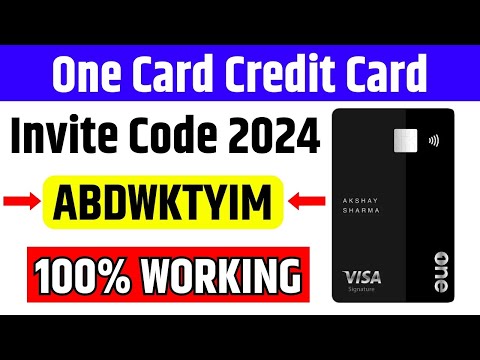 One Card Invite Code | one card referral code | one card invite code 2024