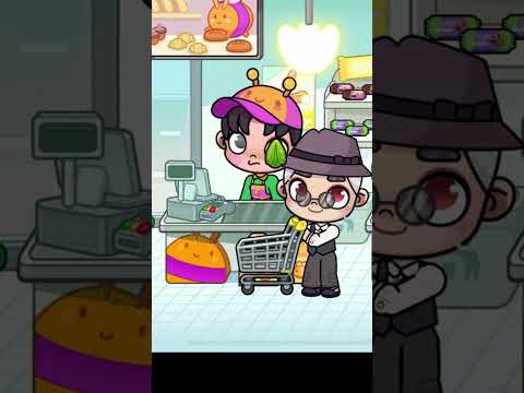 the cashier ate everything!😃🥵😆#tocaboca #tocabocaavatarworldstory #love #avatarworld