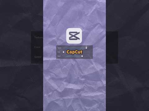 Animated Paper Texture Background in CapCut