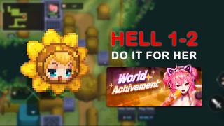 Literally Anyone Can Do This | Hell World 1-2 World Achievement Guardian Tales