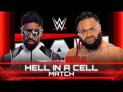 WWE 2K24 | Jey Uso VS Jacob Fatu - Hell in a Cell Match | Raw