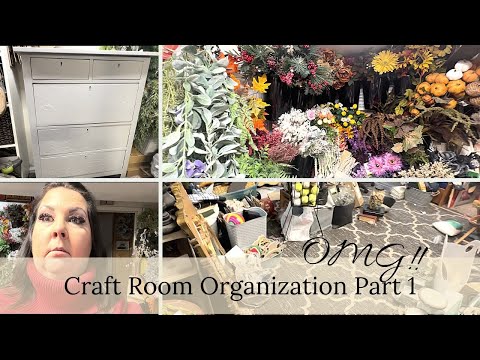 CRAFT ROOM ORGANIZATION IDEAS ~ Simple Storage Hacks ~ Craft Room Clean Up Ideas For The New Year!🥳