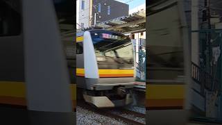 南武線快速　平間駅を通過