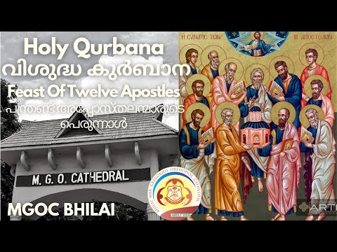 MGOC Bhilai | Evening Prayer & Holy Qurbana | 29th Jun 2023 | Sleeha Nombu Feast Of Twelve Apostles|