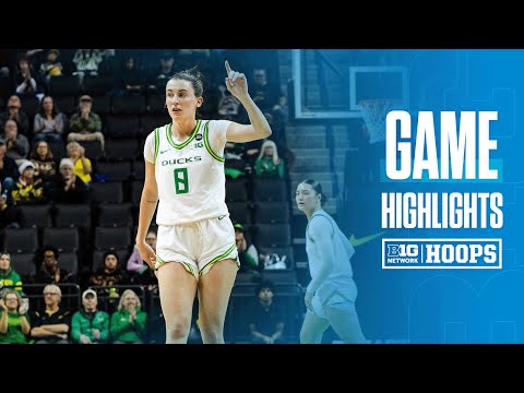 Air Force at Oregon | Highlights | Big Ten Women's Basketball | 12/17/2024