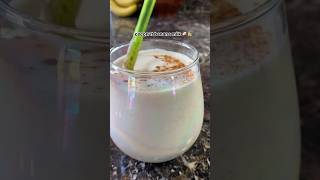 Summer drink- Coconut Banana Milk recipe #summer #drinks #coconutrecipes #healthy #refreshing #fit