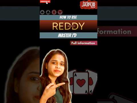 How to use reddy anna master I'd...