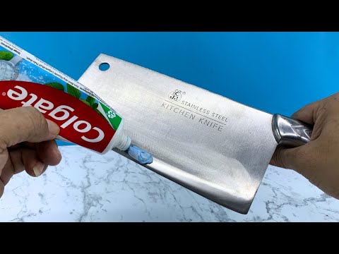 Easy Way To Sharpen A Knife Like A Razor Sharp With this Tool! Amazing Result