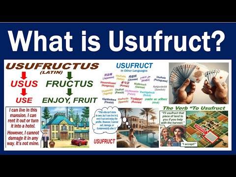 What is Usufruct?