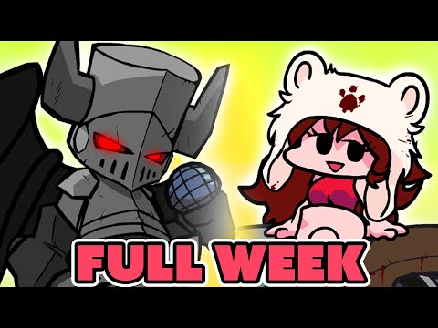 FRIDAY NIGHT FUNKIN' mod Boyfriend vs NECROMANCER (Castle Crashers) FULL WEEK! + DOWNLOAD