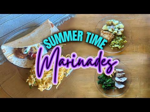 3 Easy Marinades | Summer Meal Ideas| What's for Dinner | MEL COOP