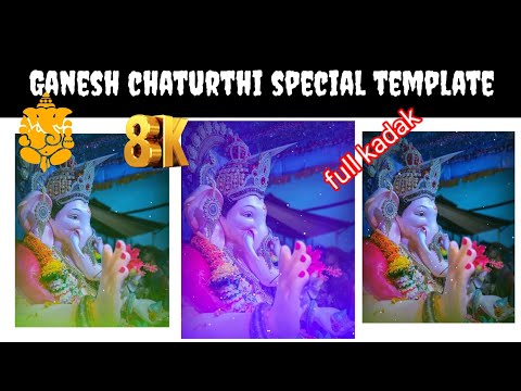 Ganesh chaturthi video editing in kinemaster |Ganpati Bappa status editing|Ganesh chaturthi Template