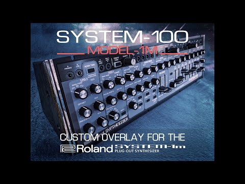 Roland SYSTEM 100 Overlay for System-1m - DIY Free Download