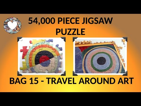 Bag 15 Section 4 of EPIC 54,000 Piece Jigsaw Puzzle: Travel Around Art from Grafika