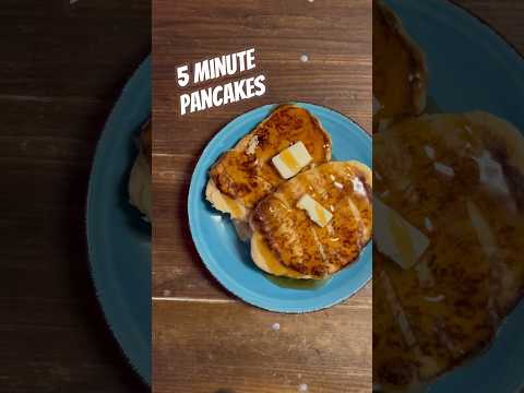 Today on the Homestead: 5 Minute Homemade Pancake Recipe | Fast & Fluffy Breakfast Treat #shorts