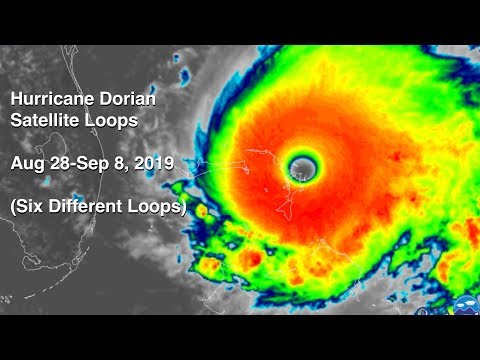 Hurricane Dorian Satellite Imagery Compilation